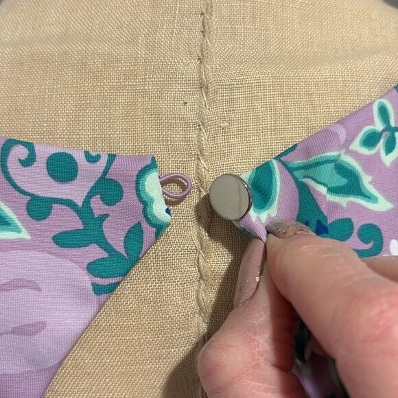 TALBOTS EFFORTLESS JERSEY SHIFT DRESS - FLORAL SIZE SP - Picture 6 of 11